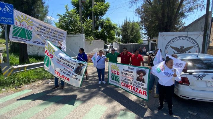 UCD “clausura” cuartel de la Guardia Nacional en Celaya