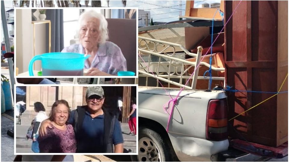 En el desalojo participó María Teresa y su esposo René