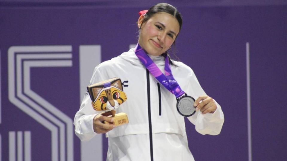 La de Irapuato, María José Hernández Verdín, ganó medalla de plata en Paraguay.
