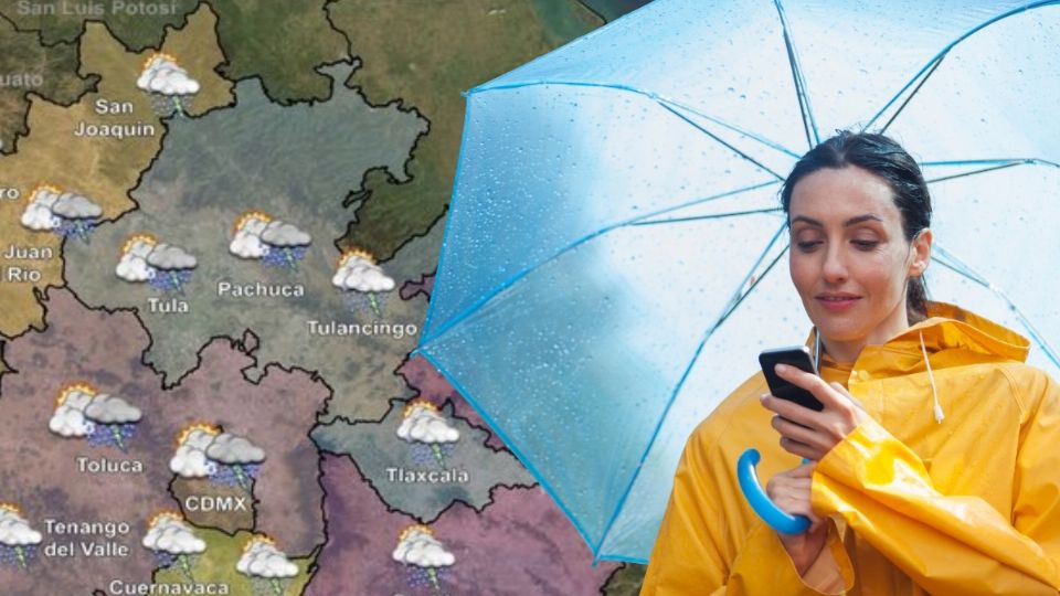 Se registran lluvias y vientos fuertes para algunas regiones de Hidalgo, ocasionadas por el frente frío número 4