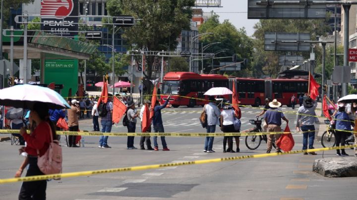 Cierran carriles centrales de Paseo de la Reforma hasta las 15:30 horas de este sábado