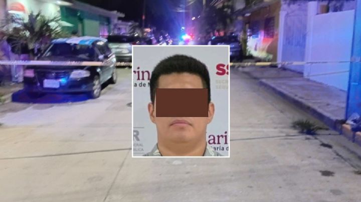 Detienen a policía de la Guardia Nacional por presunto crimen de su padre en Coatzacoalcos