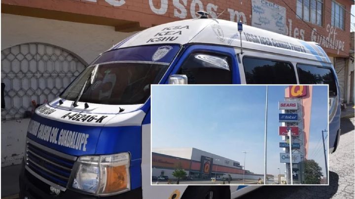 Esta combi de Pachuca pasa por cuatro plazas comerciales por 10 pesos de pasaje