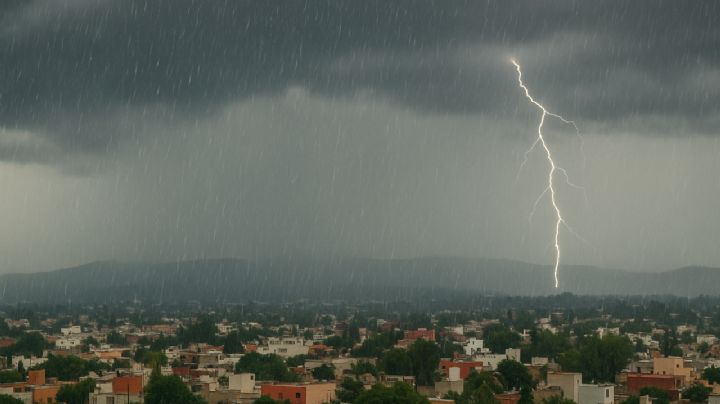 Lluvias fuertes y descargas eléctricas marcan el lunes en Guanajuato; semana seguirá húmeda