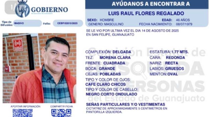 Abogado leonés desaparecido en San Felipe fue visto en San Luis Potosí; Se ha estado moviendo