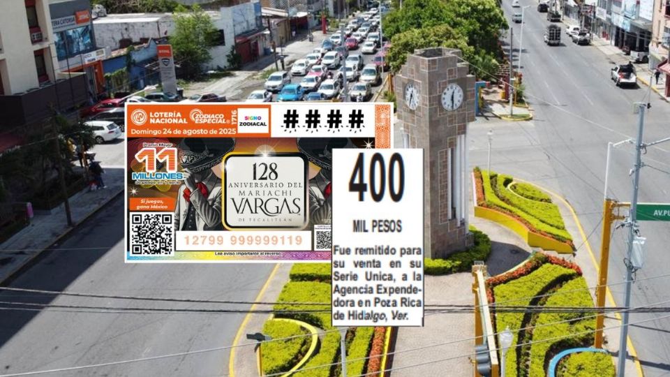 Este fue el boleto que ganó 400,000 pesos en Poza Rica