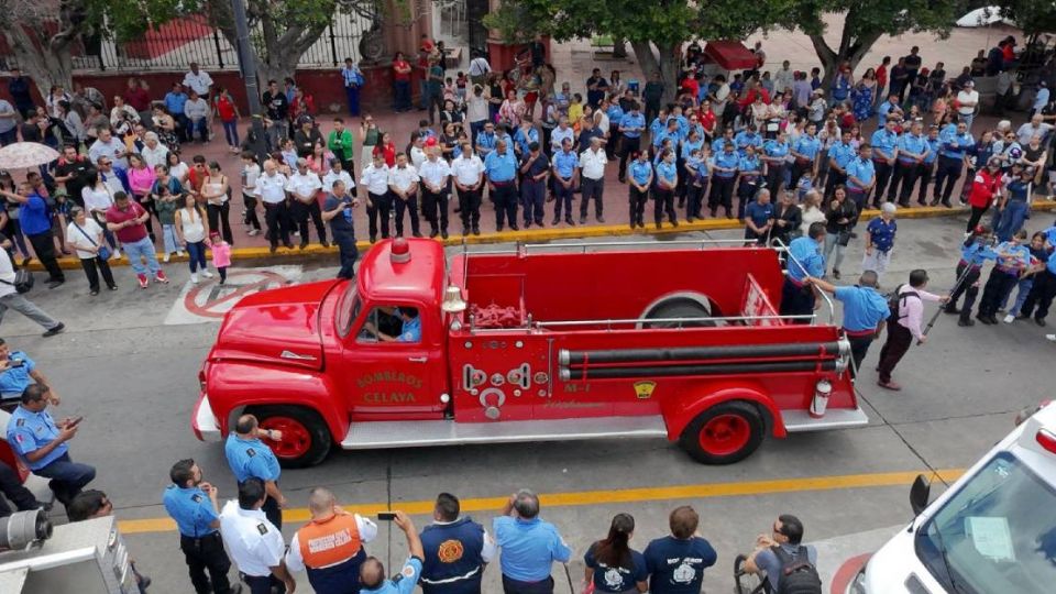 La unidad M-1 fue el primer carro de Bomberos para sofocar incendios en Celaya.