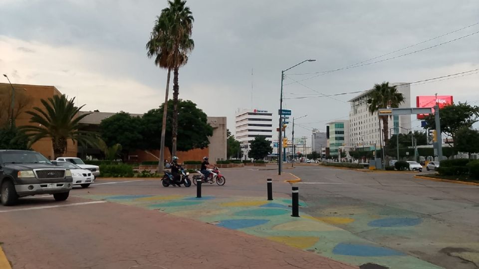 A las 5:30 de la tarde de hoy, así se acercaban por el norte las lluvias a León.