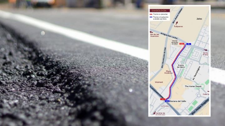 Inicia reconstrucción del bulevar Nuevo Hidalgo; habilitan doble sentido en vía alterna