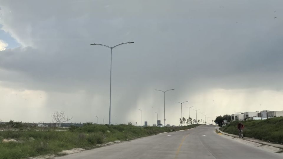 LLuvia en la zona norte de León.