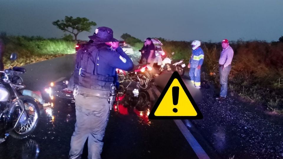 Accidente en carretera Las Matas