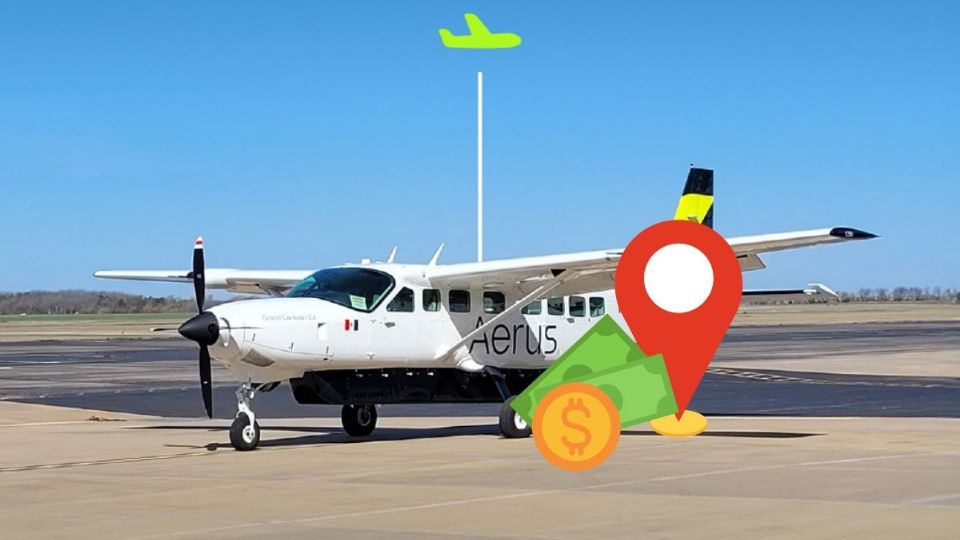 Aerus: los nuevos vuelos de Veracruz y Minatitlán a Ciudad del Carmen desde 1,550 pesos