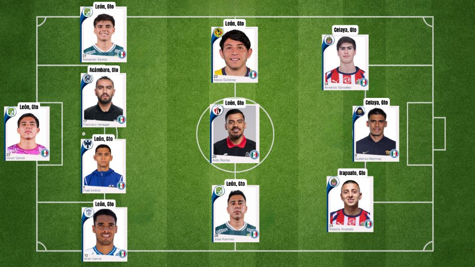El once ideal del estado de Guanajuato