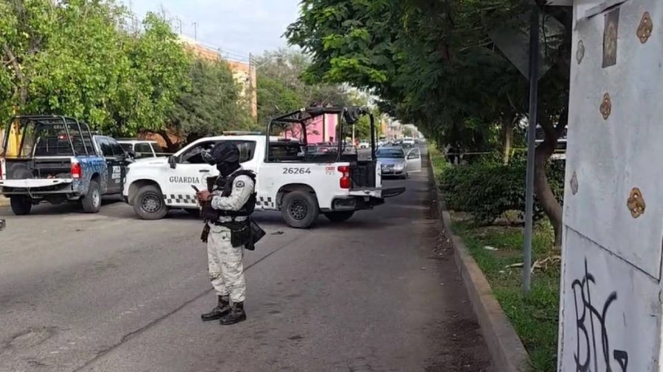 La zona fue acordonada para realizar investigaciones.