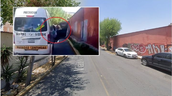 Combis extremas en Pachuca: pasajera viaja “colgando” desde la puerta | VIDEO