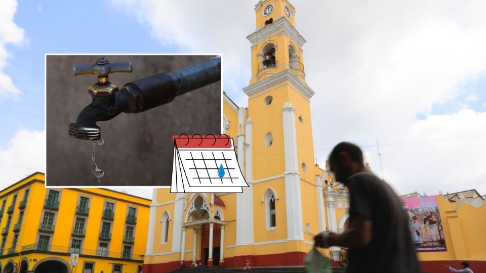 Tandeos de agua programados para Xalapa en agosto