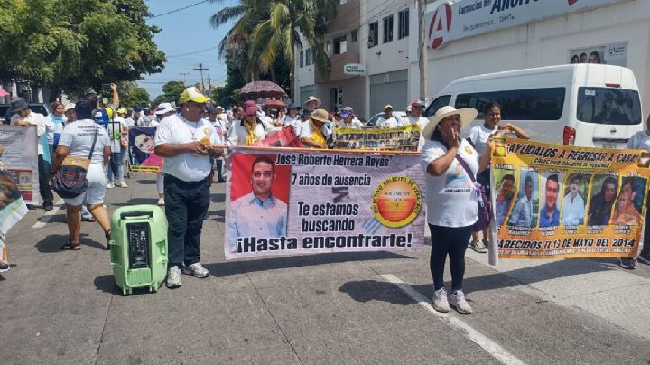 Madres buscadoras de Veracruz exigen justicia en el Día de las Víctimas de Desapariciones Forzadas