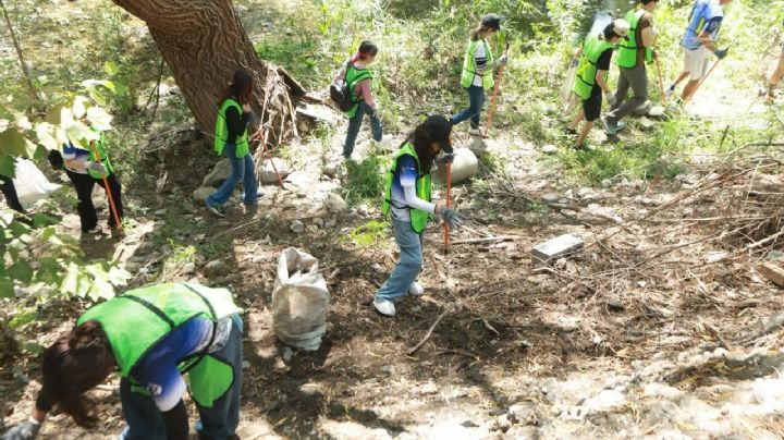 Más de 300 voluntarios limpian el Río La Silla en Monterrey; recolectan 4.5 toneladas de basura