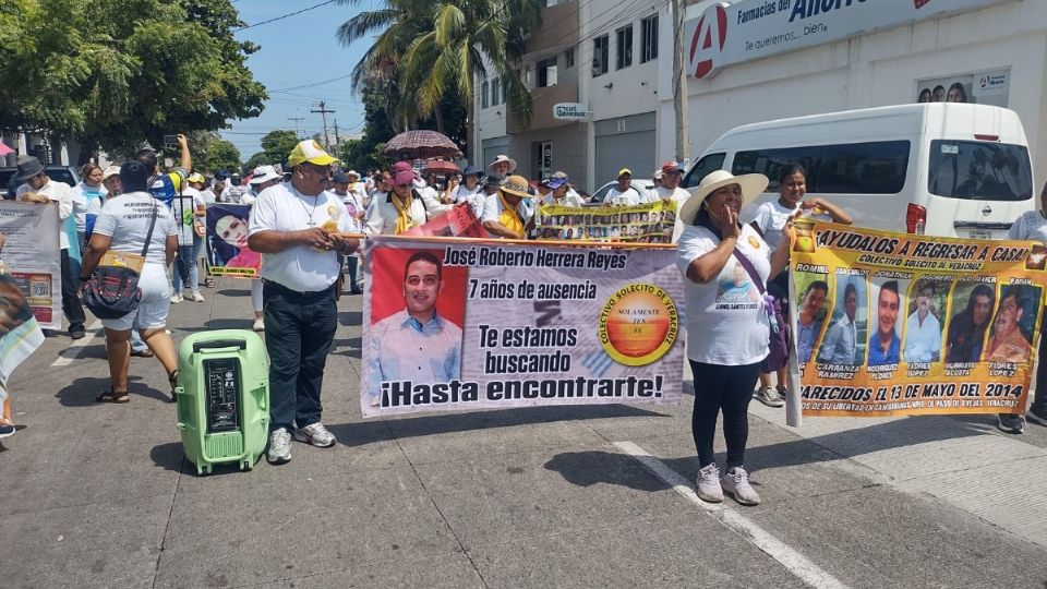 Madres buscadoras de Veracruz exigen justicia en el Día Internacional de las Víctimas de Desapariciones Forzadas