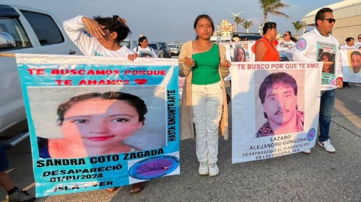 Marcha por los desaparecidos en Coatzacoalcos; exponen a autoridades