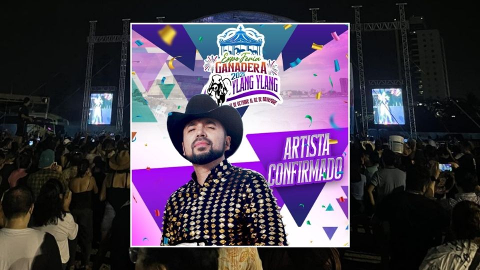 CONFIRMADO primer artista de la Ganadera Ylang Ylang 2025 de Boca del Río