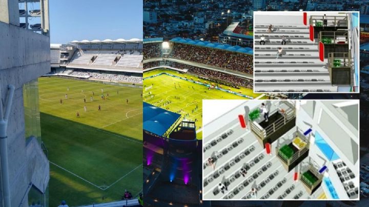 Así quedarán gradas del estadio Pirata Fuente, modificadas tras quejas por fallas