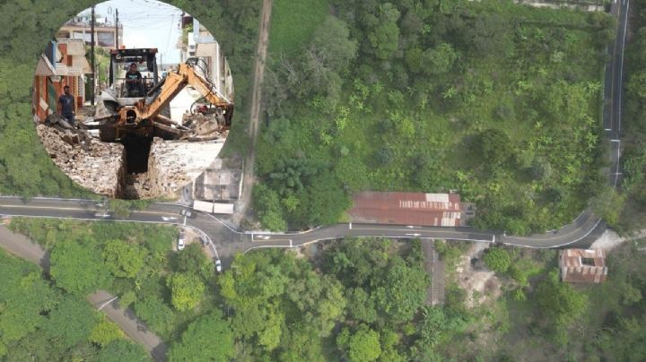 Impulsa Gobierno municipal de Emiliano Zapata transformación con obras de vialidad en El Chico y Nacaxtle