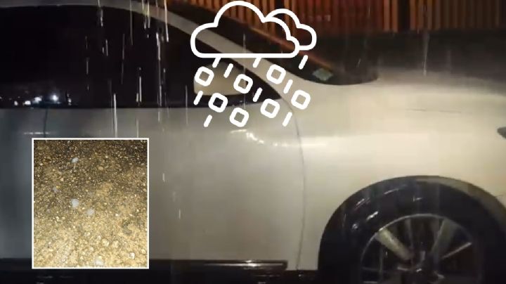 VIDEO: Cae granizo en el sur de Veracruz por paso de onda tropical 20