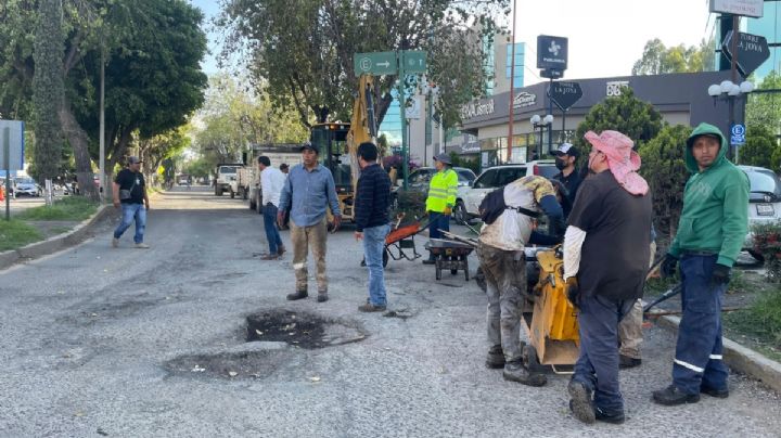 Destinan 5 millones de pesos para reparar baches en Mineral de la Reforma