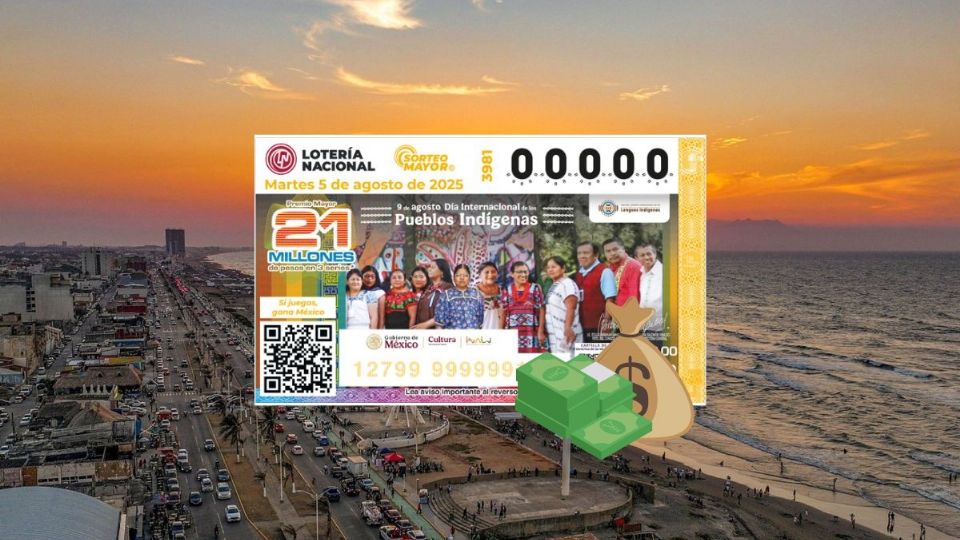 Lotería Nacional cae premio mayor de 14 mdp en Coatzacoalcos con este número de boleto