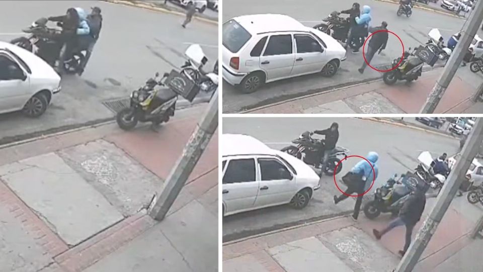 Las cámaras de seguridad grabaron el momento cuando los hombres entran al negocio y salen con una maleta; esto es lo que sabemos