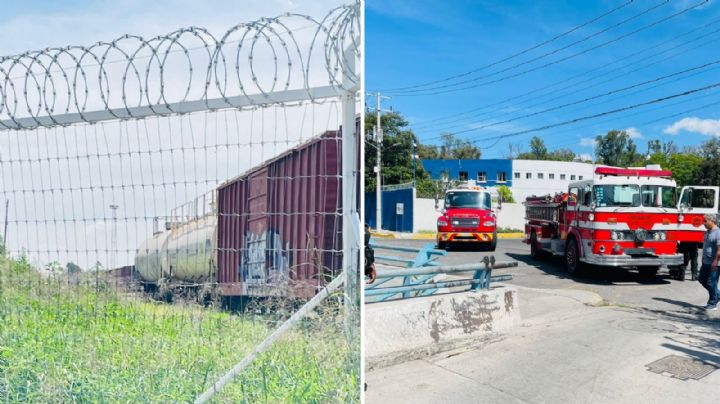 "Fuga de gas" en vagón cisterna de tren causa alerta en Celaya