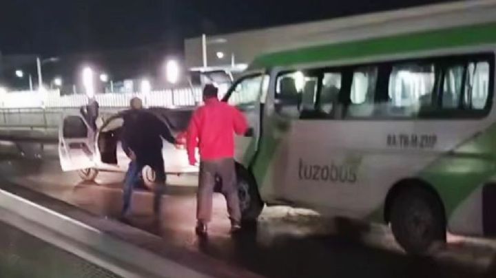 Cae automovilista que golpeó a chofer del Tuzobús, llevaba prófugo más de un mes