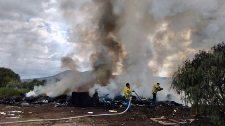 ¿Qué pasó en la Pachuca-Ciudad Sahagún? Fuerte incendio moviliza a cuerpos de emergencia