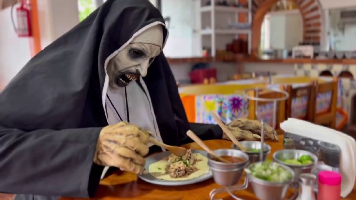 La famosa Monja de la Feria prueba barbacoa hidalguense y lanza viral desafío para Tulancingo