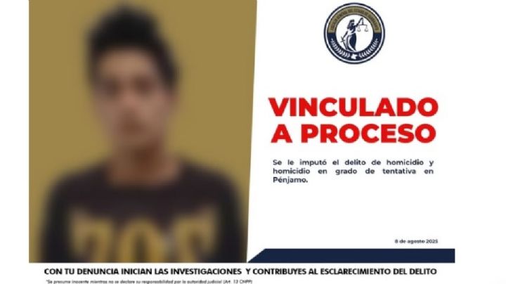 Les disparó a dos personas en Pénjamo, mató a una y lesionó a otra; lo vinculan a proceso