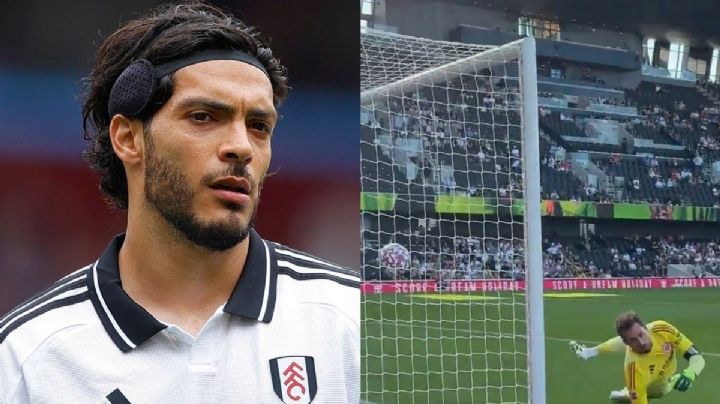 El golazo de tiro libre de Raúl Jiménez con el Fulham