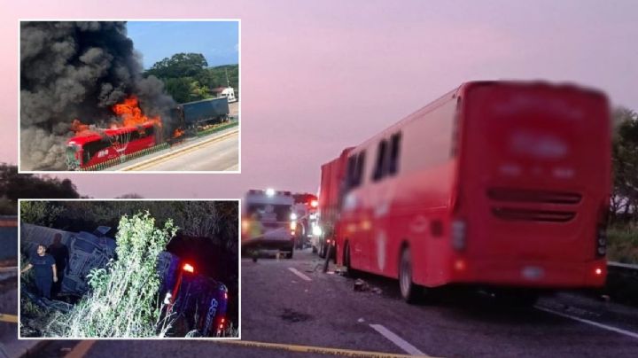 Van 2 choferes de ADO muertos en estos 4 accidentes en Veracruz en 2025