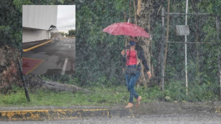 Así quedó Plaza Altabrisa en Villahermosa tras caerse estructura por rachas de viento y lluvias