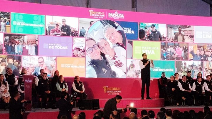 Estos los temas que destacó Jorge Reyes en su primer informe como alcalde de Pachuca