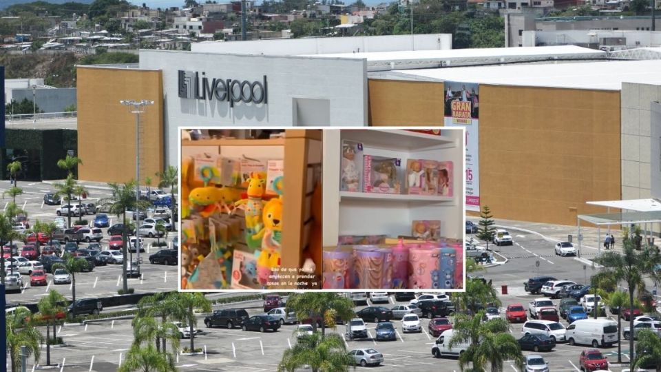 Velador capta a muñeca moverse y juguete de bebé encender, en Liverpool de Plaza Américas de Xalapa