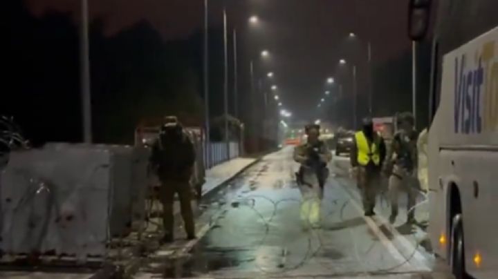 VIDEO: El cierre de frontera de Polonia con Bielorrusia por maniobras militares rusas