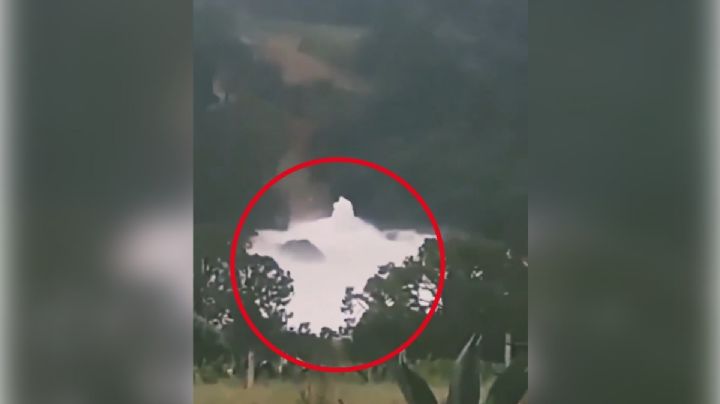 Video de la gran fuga de gas en Tlaxcala que obliga a desalojar comunidades aledañas