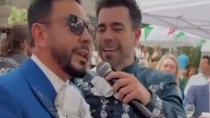 Omar Fayad sorprende en Noruega cantando con mariachi I VIDEO