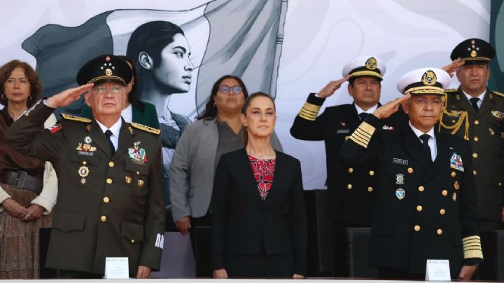 Sheinbaum, primera presidenta en encabezar homenaje a los Niños Héroes en Chapultepec