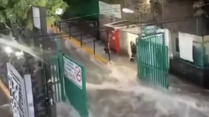 Nezahualcóyotl bajo el agua: lluvias afectan calles y Hospital General de Zona 53