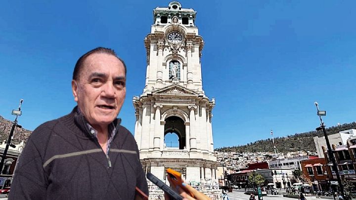 Jorge Olguín, 31 años haciendo la fina tarea de cuidar la maquinaria del Reloj de Pachuca