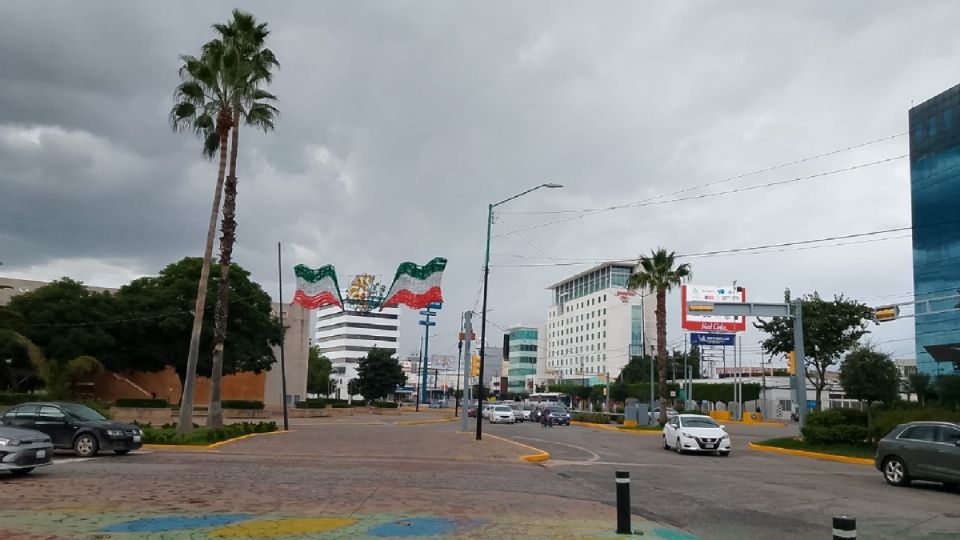 La lluvia en León, hiy a las 3 de la tarde.
