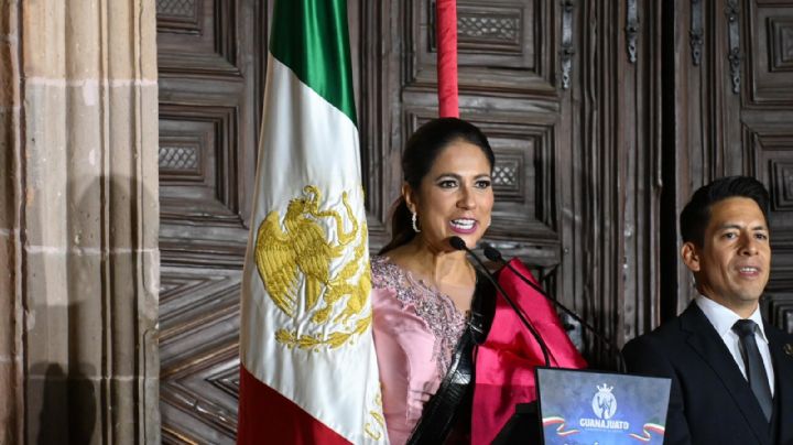 “¡Vivan las mujeres insurgentes de Pénjamo!”: destacó Libia al dar El Grito en Dolores