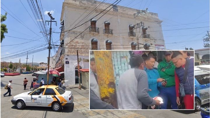 Comerciantes de Pachuca detienen y golpean a un hombre: dicen que es ladrón y él que lo confunden